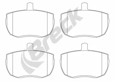 Колодки тормозные BRECK купить